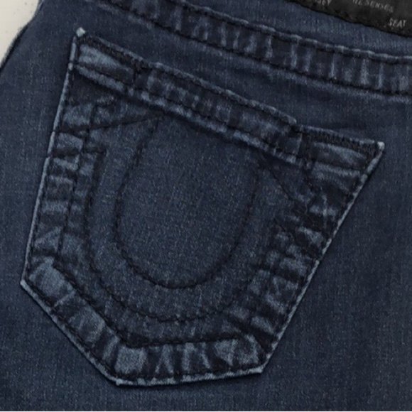 VINTAGE TRUE RELIGION CASEY SKINNY JEANS 27x28 MADE IN USA 🇺🇸 - Picture 12 of 15